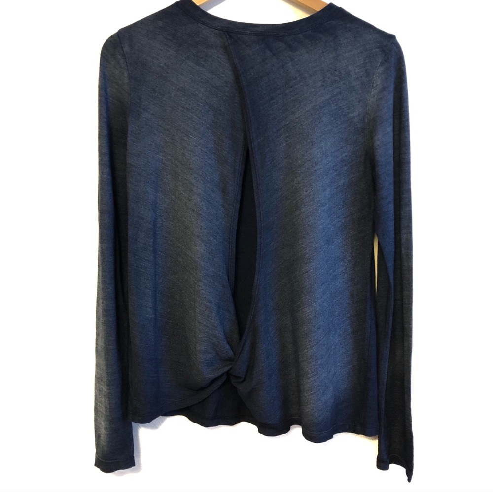 Anthropologie Cloth & Stone Open Back Shirt - Picture 2 of 6